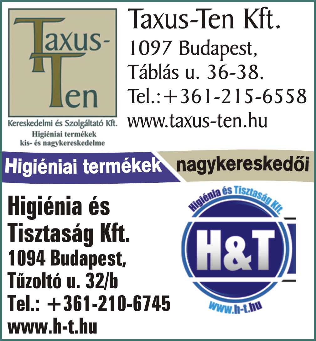 Taxus-Ten Kft., Higiéniai Termékek