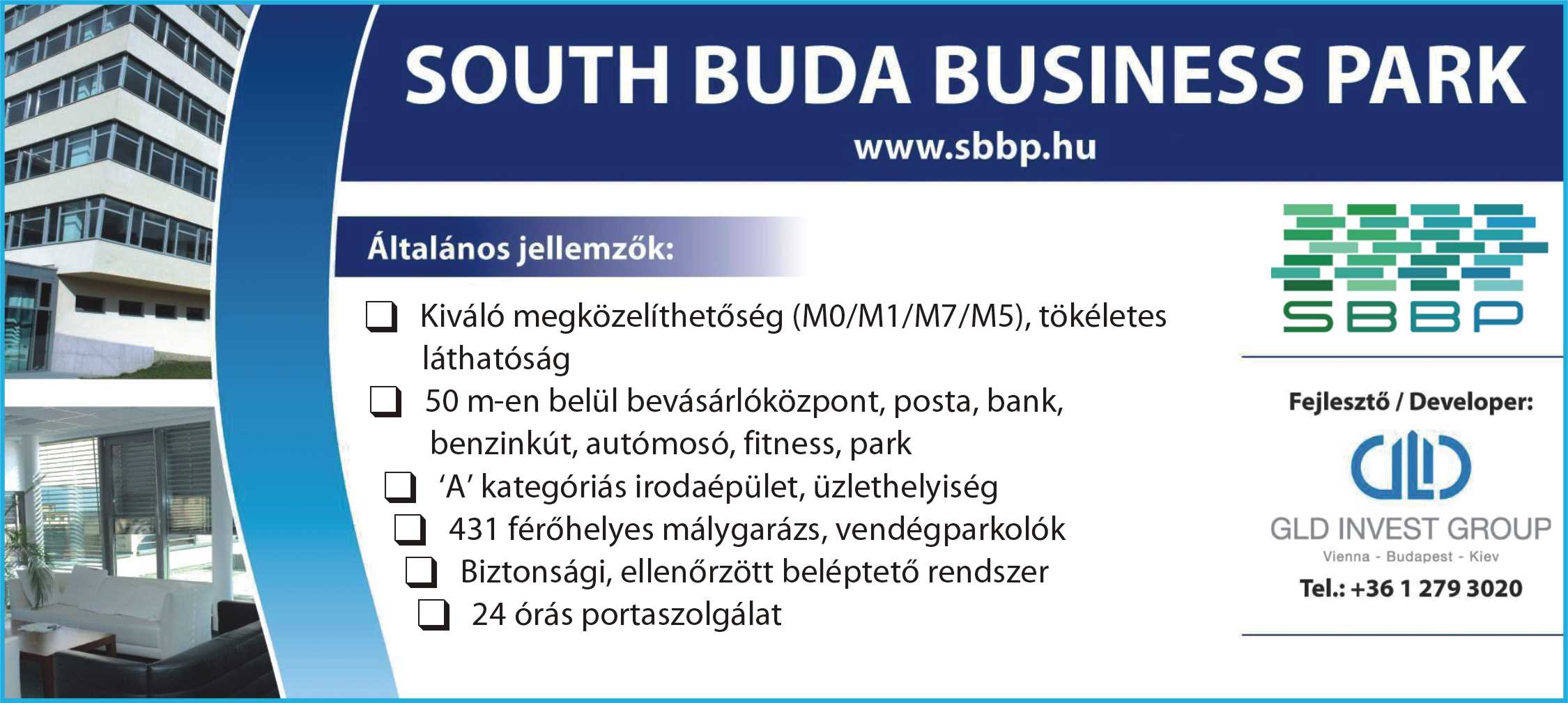 South Buda Business Park  Irodaház, kiadó iroda