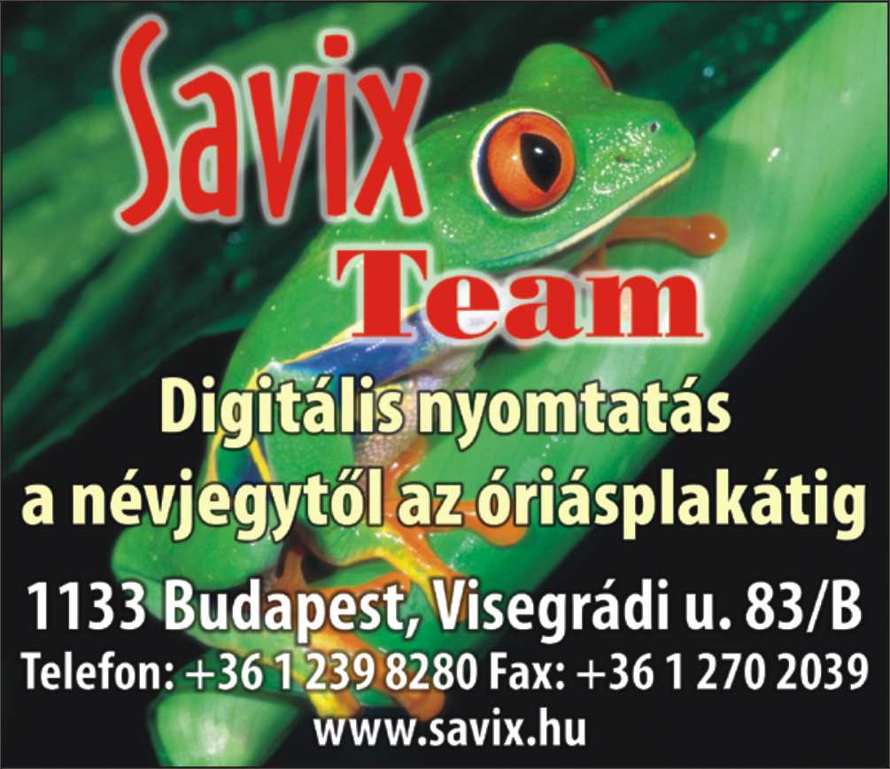 Savix Kft., digitális nyomtatás Savix Kft., digitális nyomtatás