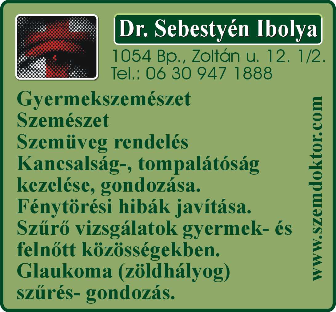 a látás a legnagyobb hátrány